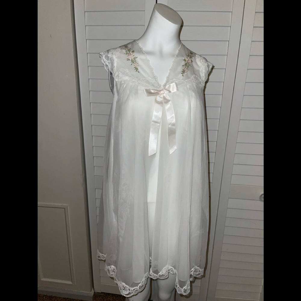 Vintage 60s babydoll shadow line set - Picture 8 of 10